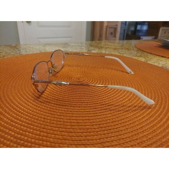 Laura Ashley Cora Peony Pink Women Glasses Eyeglasses Frames used 53-17-130 - Picture 5 of 10